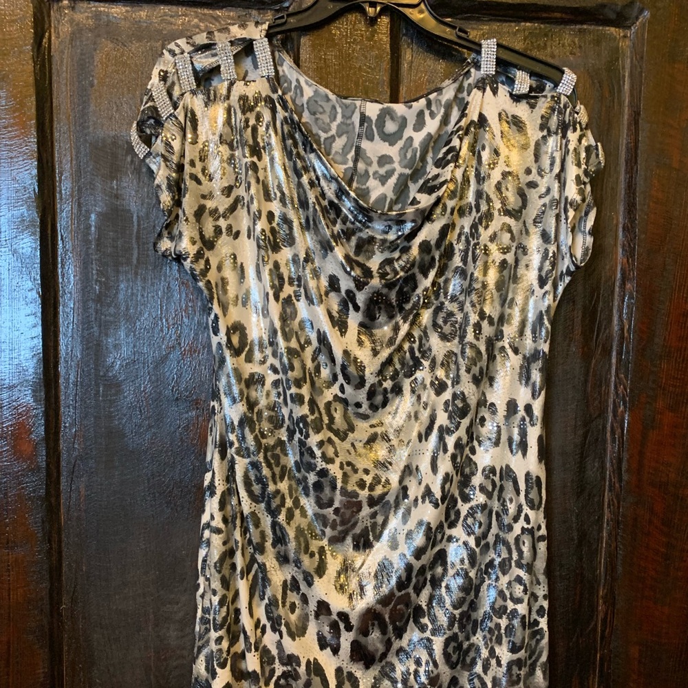 Animal print dress